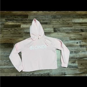 BRUNETTE THE LABEL Pink Blonde Sweatshirt Barbiecore M L